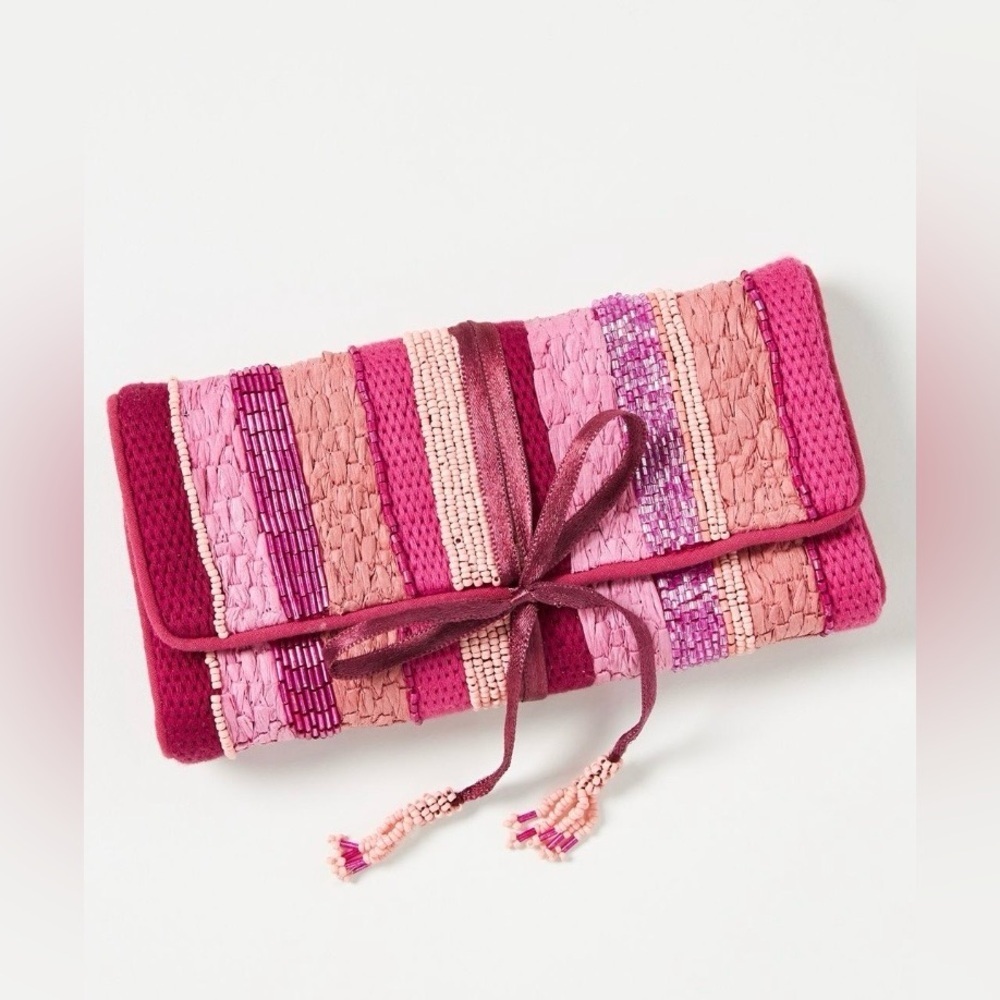 RARE ANTHROPOLOGIE NWT Danica Embellished Pouch